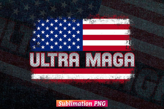 Ultra Maga Proud Biden blasts 'ultra-MAGA' Republicans’ inflation plans T shirt Design Png Sublimation