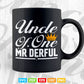 Uncle Of Mr Onederful 1st Birthday Party Svg Png Cut Files.