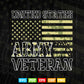 United State Army Veteran Usa Flag Svg Png Cut Files.
