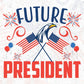 United States Future President T shirt Design In Svg Png Cutting Printable Files