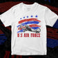 US Air Force Editable Vector T shirt Designs In Svg Png Printable Files