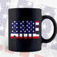 USA Flag American Patriot Novelty For Dad Father Husband Vector T shirt Design in Ai Png Svg Printable Files