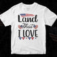 USA Flag Land That I Love T shirt Design In Svg Png Cutting Printable Files