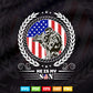 USA Flag Veteran He Is Son 4th of July Svg T shirt Design.