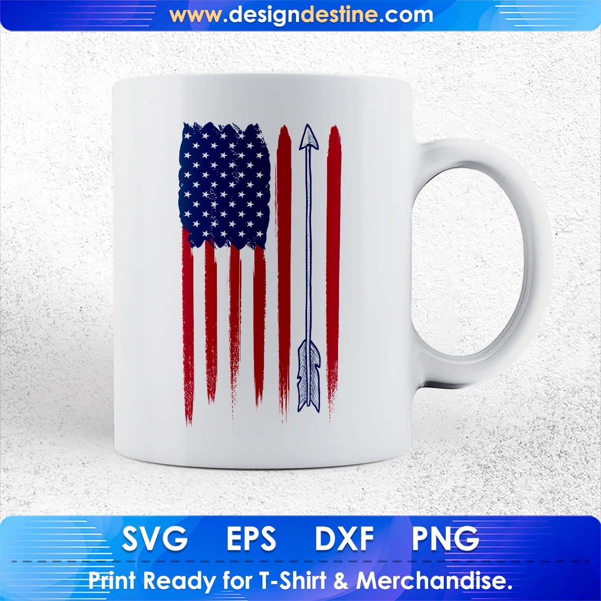 4th of July SVG, Red White Blue Design, USA sublimation PNG