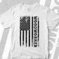 USA Flag Woodworker Woodworking Editable Vector T-shirt Design in Ai Png Svg Files