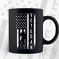 Veteran American Flag T shirt Design Png Svg Printable Files