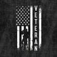 Veteran American Flag T shirt Design Png Svg Printable Files