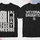 Veteran Day 50 Editable T-shirt Designs Bundle Part 1