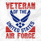 Veteran Of The United States Air Force Editable T shirt Design Svg Cutting Printable Files