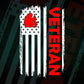 Veteran USA Flag Proud Professions Gift Editable Vector T-shirt Design in Ai Svg Files