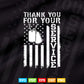 Veterans Day Thank You for your Service Svg T shirt Design.