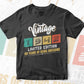 Vintage 1942 Limited Edition 80 Years of Being Awesome Birthday Editable T shirt Design Svg File