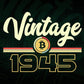 Vintage 1945 of 77th Birthday for Bitcoin Lovers Editable Vector T-shirt Design in Ai Svg Png Files