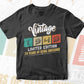 Vintage 1948 Limited Edition 74 Years of Being Awesome Birthday Editable T shirt Design Svg File