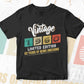 Vintage 1960 Limited Edition 62 Years of Being Awesome Birthday Editable T shirt Design Svg File