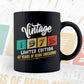 Vintage 1975 Limited Edition 47 Years of Being Awesome Birthday Editable T shirt Design Svg File