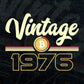Vintage 1976 of 46th Birthday for Bitcoin Lovers Editable Vector T-shirt Design in Ai Svg Png Files