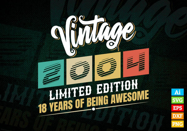 products/vintage-2004-limited-edition-18-years-of-being-awesome-birthday-editable-t-shirt-design-294.jpg