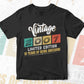 Vintage 2007 Limited Edition 15 Years of Being Awesome Birthday Editable T shirt Design Svg File