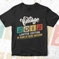 Vintage 2012 Limited Edition 10 Years of Being Awesome Birthday Editable T shirt Design Svg File