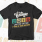 Vintage 2015 Limited Edition 7 Years of Being Awesome Birthday Editable T shirt Design Svg File
