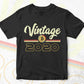Vintage 2020 of 2nd Birthday for Bitcoin Lovers Editable Vector T-shirt Design in Ai Svg Png Files