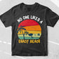 Vintage Funny Summer Beach No Ones Likes a Shady Beach T shirt Design Svg File