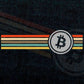 Vintage Line with Crypto Btc Bitcoin Editable Vector T-shirt Design in Ai Svg Files