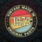 Vintage Made In 1973 Original Parts 49th Birthday Editable Vector T-shirt Design in Ai Svg Png Files
