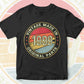 Vintage Made In 1999 Original Parts 23rd Birthday Editable Vector T-shirt Design in Ai Svg Png Files
