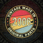 Vintage Made In 2006 Original Parts 16th Birthday Editable Vector T-shirt Design in Ai Svg Png Files