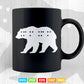 Visual Braille Mama Bear Trendy Gifts for Mom Mother's Day Svg Digital Files