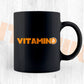 Vitamin B for Bitcoin Funny Vintage Editable Vector T-shirt Design in Ai Svg Files