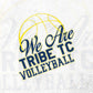 We Are Tribe TC Volleyball Vector T-shirt Design in Ai Svg Png Files