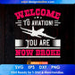 welcome To Aviation! You Are Now Broke Editable T shirt Design In Ai Svg Printable Files