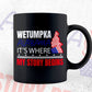 Wetumpka Alabama It's Where My Story Begins 4th Of July Vector T shirt Design in Ai Png Svg Printable Files