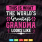 What World's Greatest Grandma Looks Like Mother's Day Svg Printable T shirt Design.
