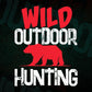 Wild Outdoor Hunting Vector T shirt Design In Svg Png Printable Files