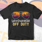 Woodworker Off Duty With Sunglass Funny Summer Gift Editable Vector T-shirt Designs Png Svg Files