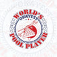 World's Okayest Pool Player Vector T-shirt Design in Ai Svg Png Files