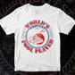 World's Okayest Pool Player Vector T-shirt Design in Ai Svg Png Files