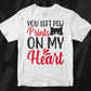 You Left Pew Prints On My Heart Animal T shirt Design In Svg Png Cutting Printable Files